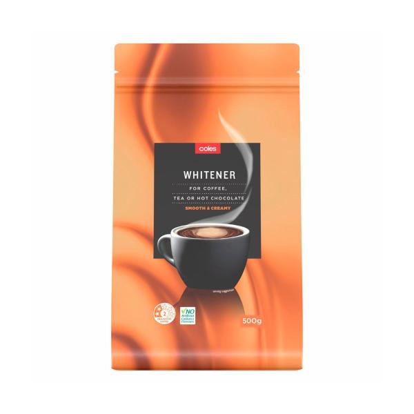 COLES COFFEE WHITENER:REGULAR:.:500 GRAM