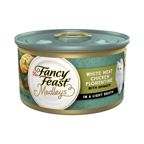 Medleys White Meat Chicken Florentine & Garden Greens Cat Food
