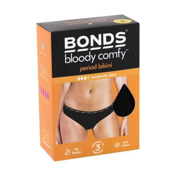 Bloody Comfy Period Bikini Brief Moderate Size 10