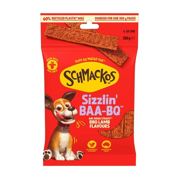 Strapz BBQ Lamb Dog Treat