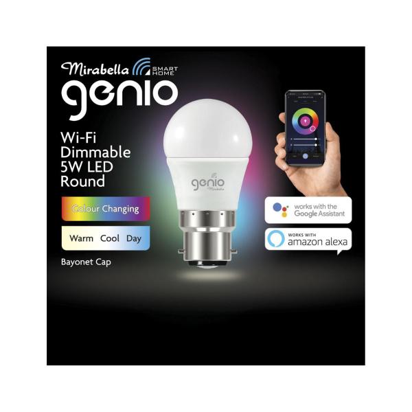 Genio Fancy Round Wifi 5W Bc 470LM 2700K-6500K