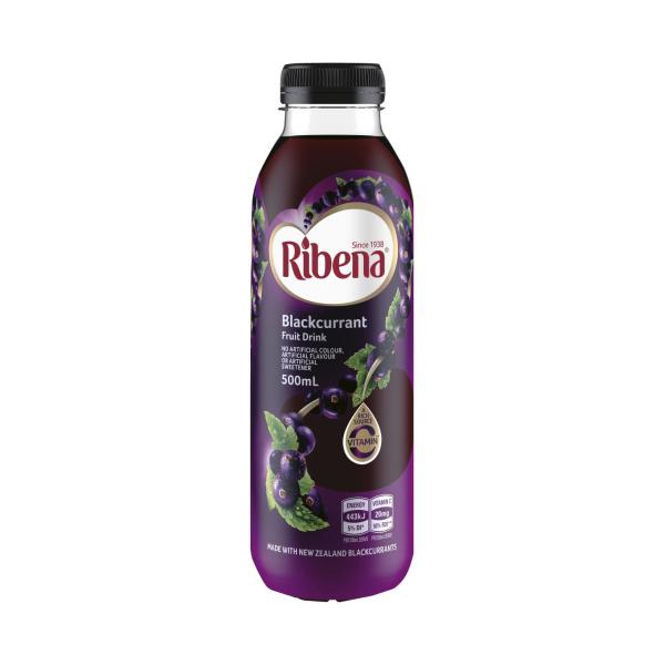 RIBENA BLACKCURRANT FRUIT DRINK 500ML