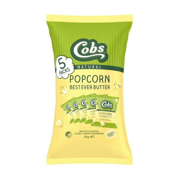 COBS MULTIPACK BEST EVER BUTTER 5 PACK 65G