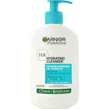 Garnier Pure Active Hydrating Cleanser 250mL