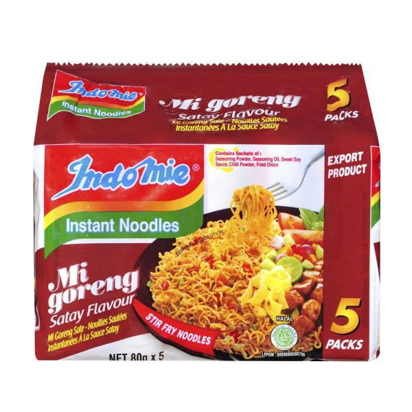 INDO MIE INSTANT FRIED NOODLES:SATAY 400G