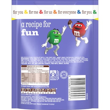 M&M's Minis Milk Chocolate Snack & Share Bag 145g