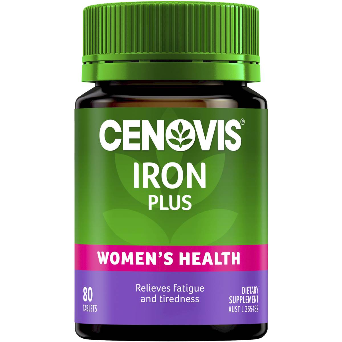 Cenovis Iron Plus Tablets For Women's Health 80 Pack