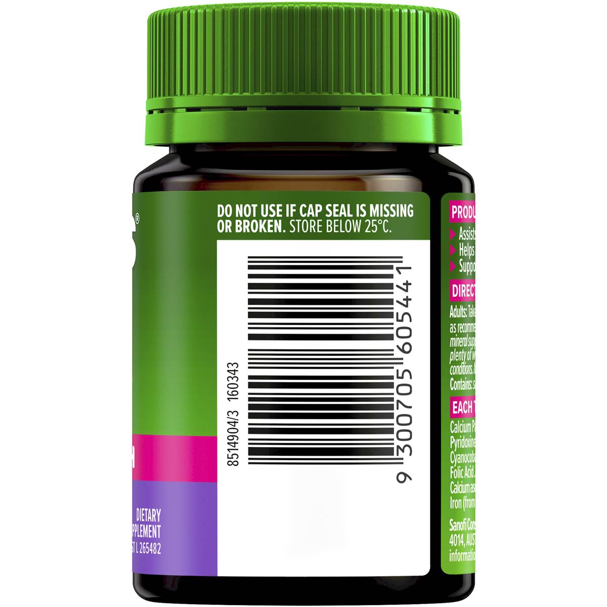 Cenovis Iron Plus Tablets For Women's Health 80 Pack