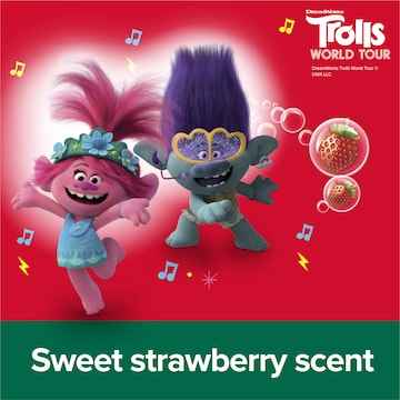 Palmolive Kids 3 in 1 Strawberry Shampoo Conditioner & Body Wash Trolls 700mL