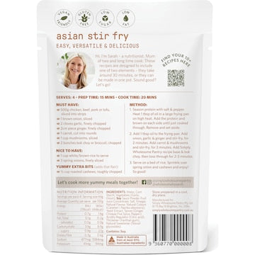 Simply Wholesome Pantry Asian Stir Fry All Natural Recipe Base 175g
