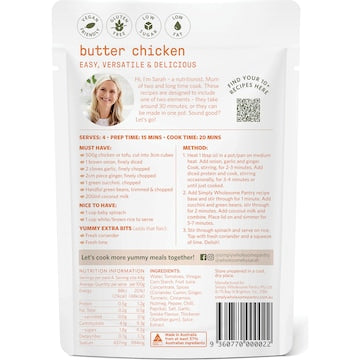 Simply Wholesome Pantry Butter Chicken Recipe Base 175g