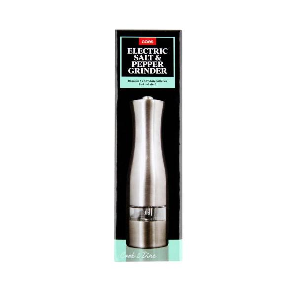 COLES ELECTRIC SALT&PEPPER GRINDER