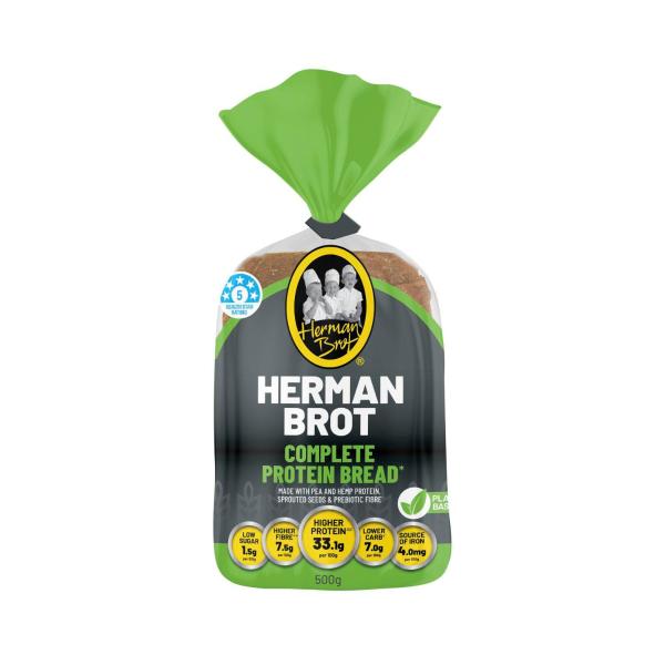 HERMAN BROT COMPLETE PROTEIN BREAD