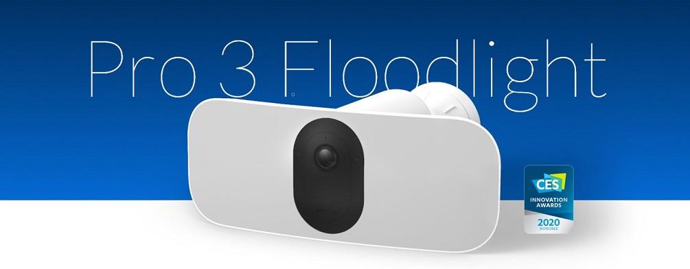 Arlo Pro 3 Wireless 2K Floodlight Camera