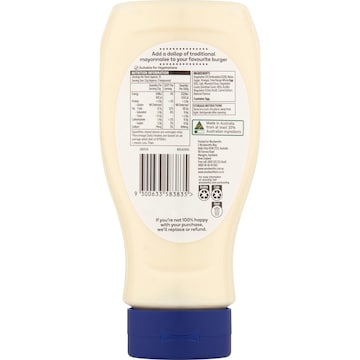 Woolworths Traditional Mayonnaise 470g