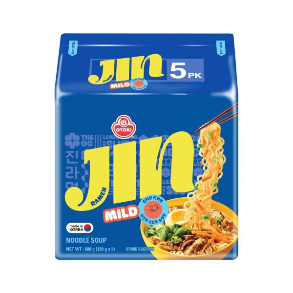 OTOKI JIN RAMEN MILD INSTANT NOODLES 5 PACK X 120G