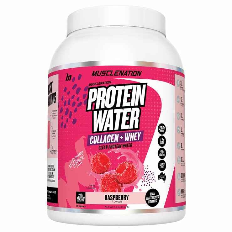 Muscle Nation Protein Water 1.8kg Raspberry