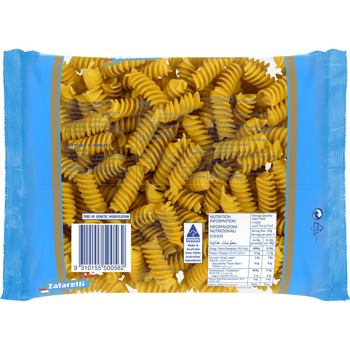 Zafarelli Spirals No 56 500g