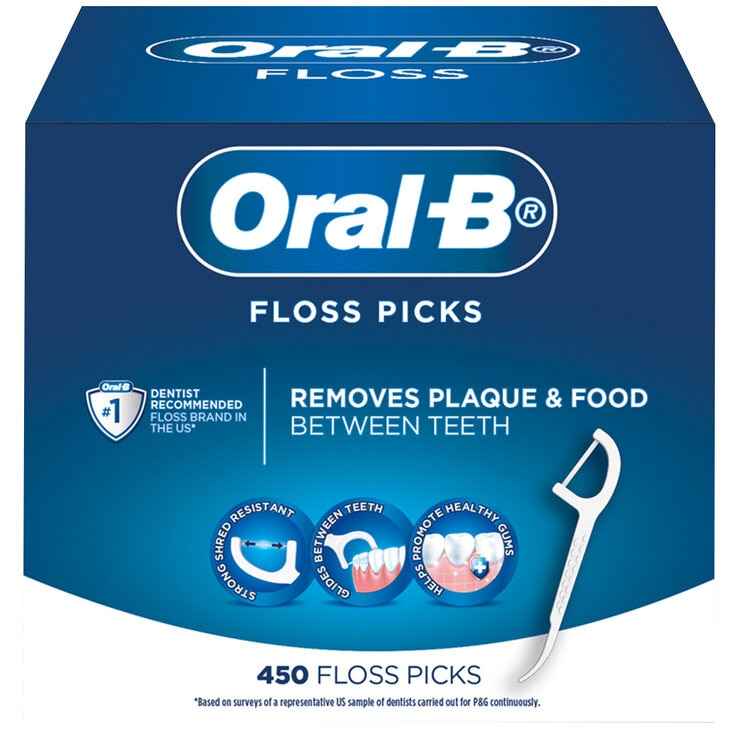 Oral B Floss Picks 450 Pack