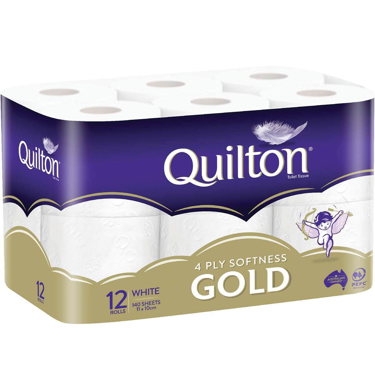Quilton Gold Toilet Paper 12 Pack
