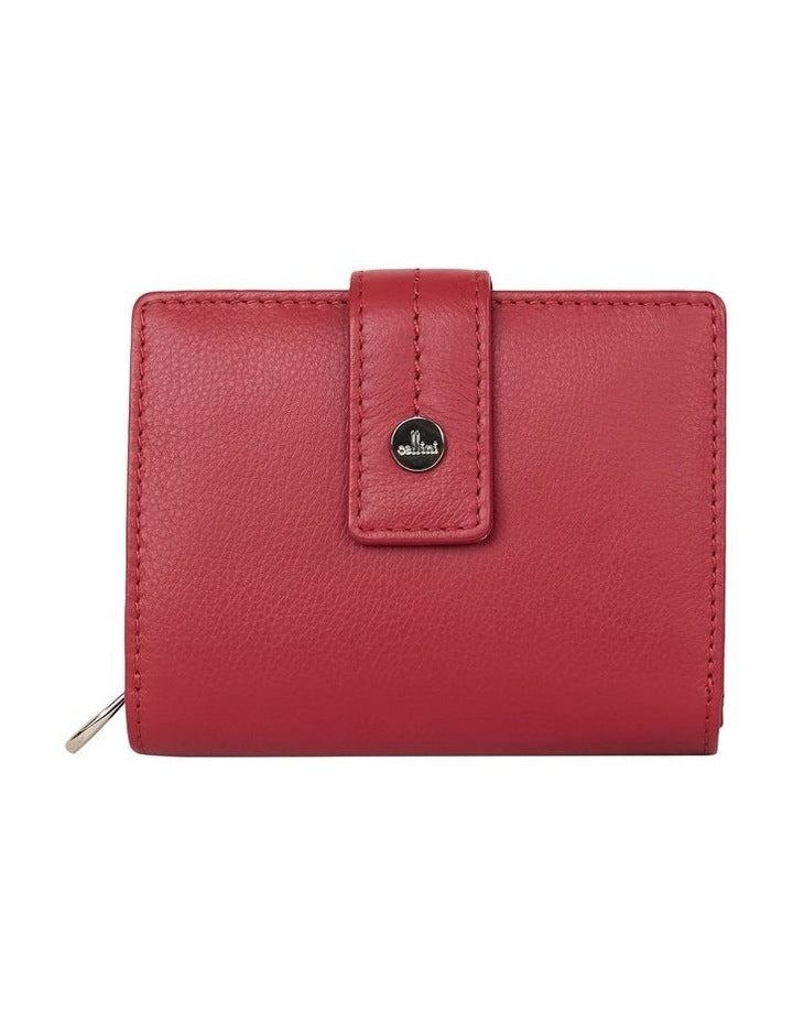 Tuscany Medium Book Wallet in Red