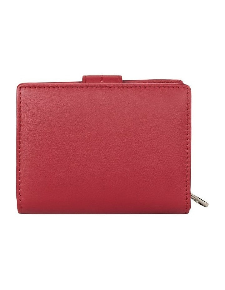 Tuscany Medium Book Wallet in Red
