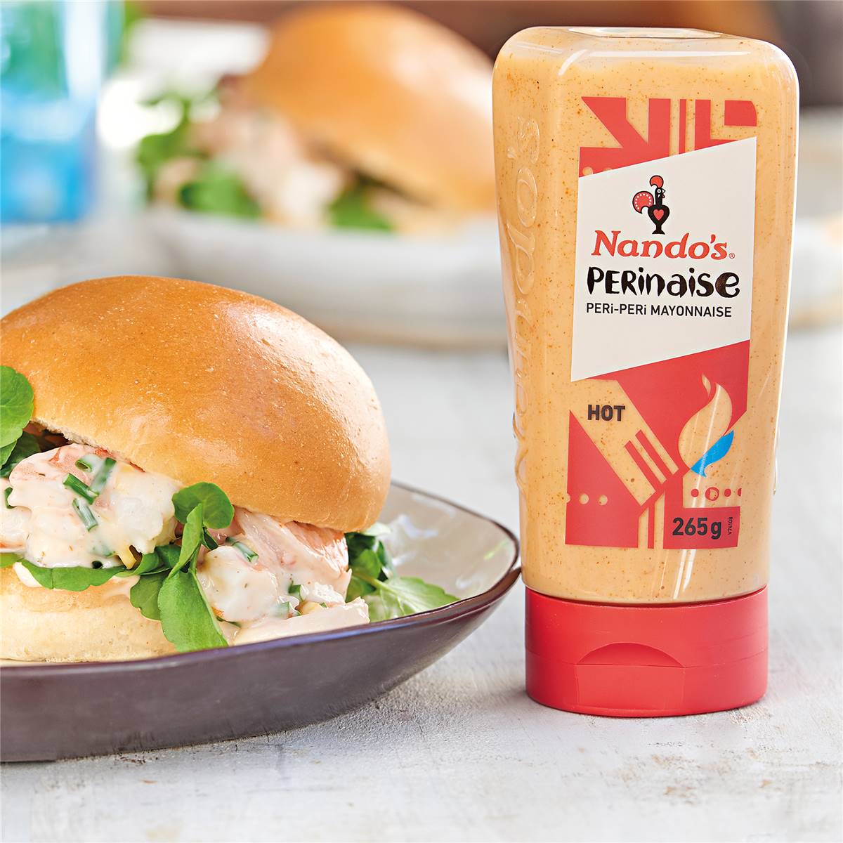 Nando's Perinaise Hot Peri-Peri Mayonnaise Sauce 265g