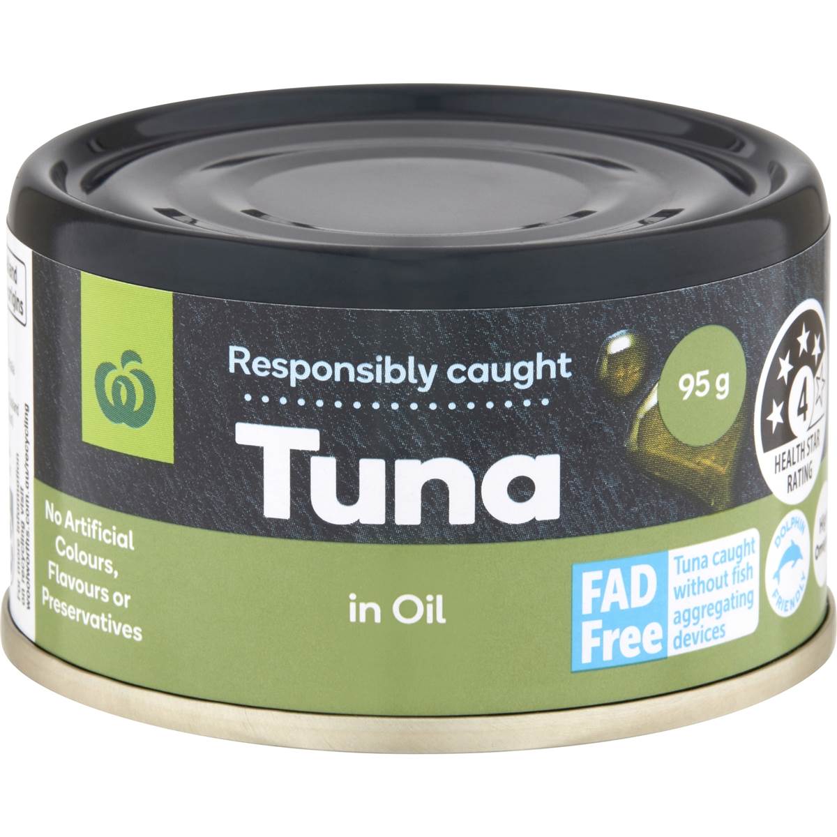 Woolworths Tuna In Oil 95g