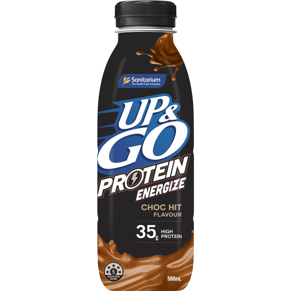 Up&Go Protein Energize Liquid Breakfast Choc 500mL