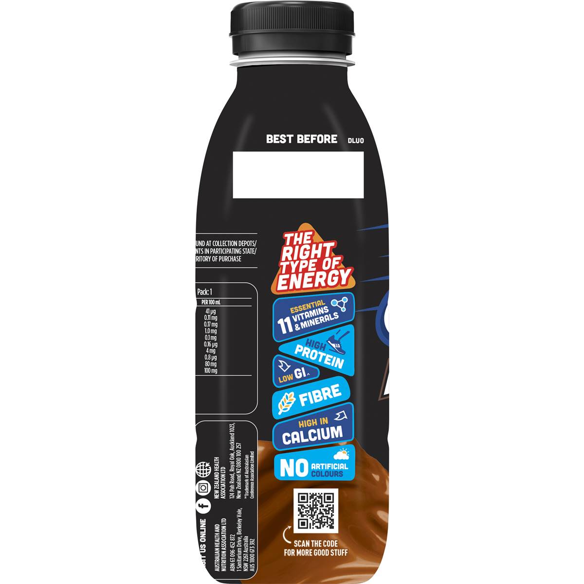 Up&Go Protein Energize Liquid Breakfast Choc 500mL