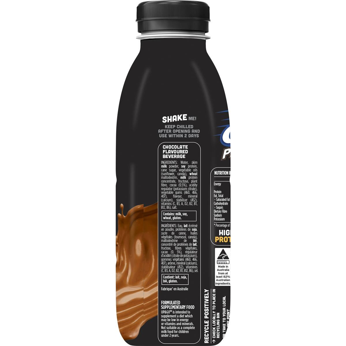 Up&Go Protein Energize Liquid Breakfast Choc 500mL