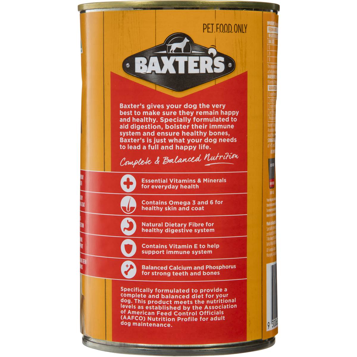 Baxter's Wet Dog Food Casserole Beef, Pasta & Veg 700g
