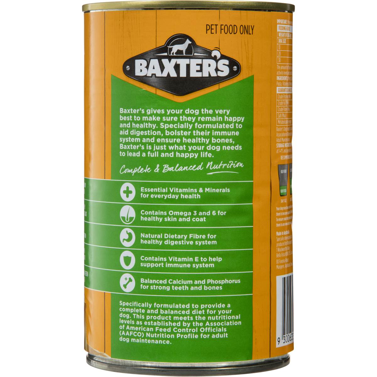 Baxter's Wet Dog Food Casserole Lamb, Pasta & Veg 700g