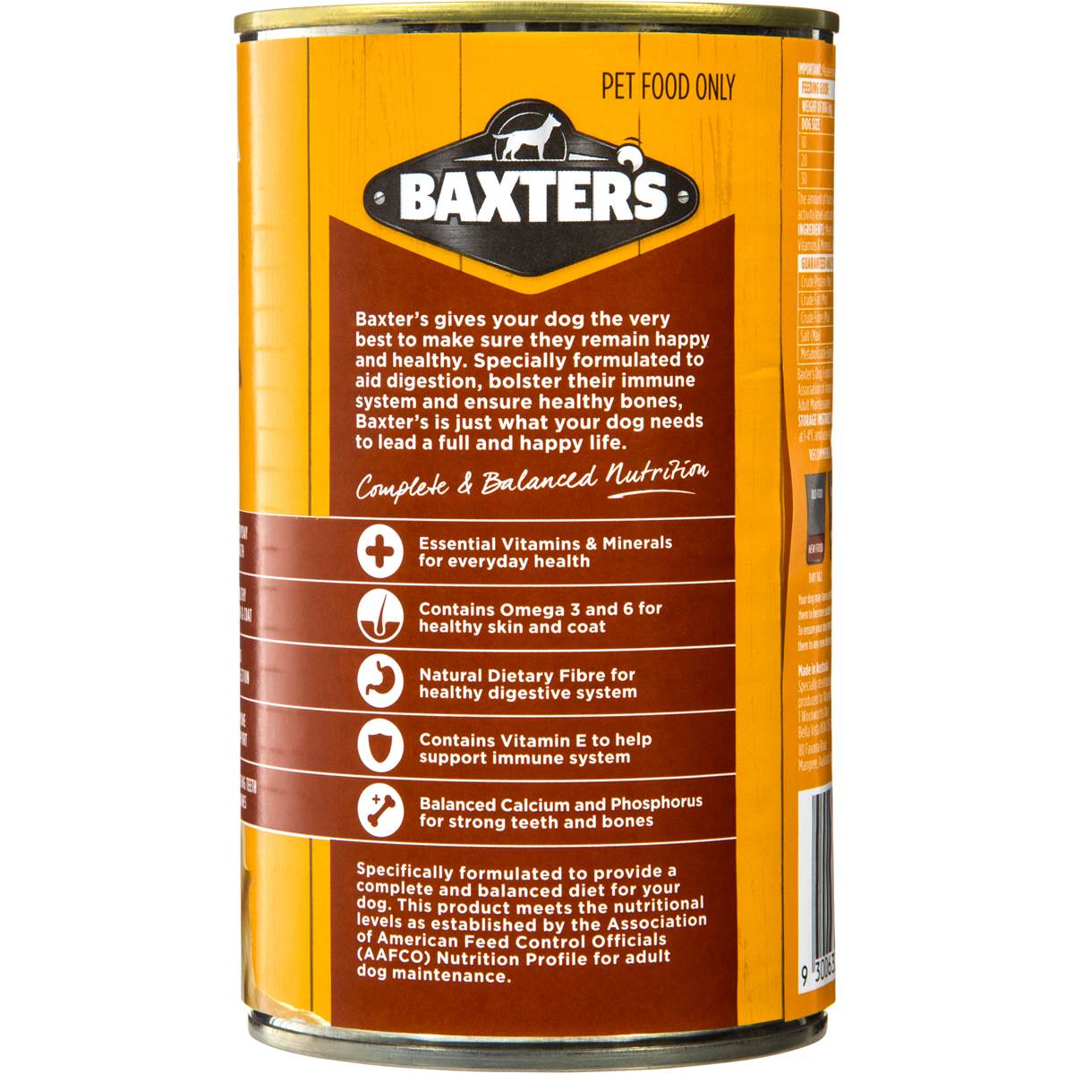 Baxter's Wet Dog Food Loaf Five Meats 700g