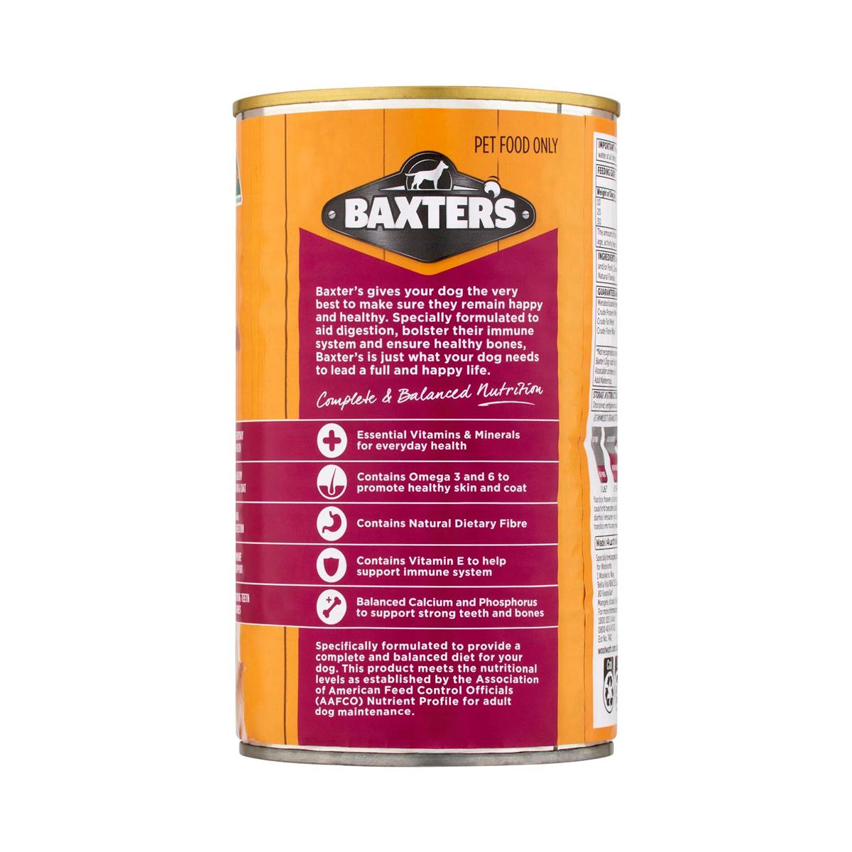 Baxter's Wet Dog Food Loaf Chicken Turkey & Veg 700g