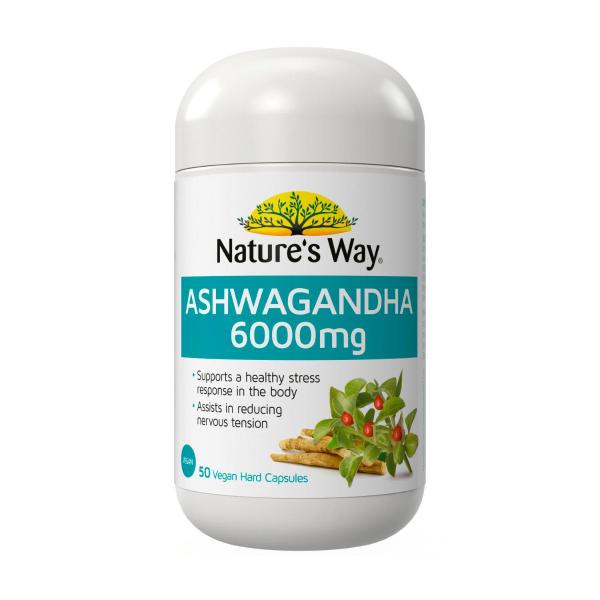 NATURE'S WAY ASHWAGANDHA TABLETS 50PK