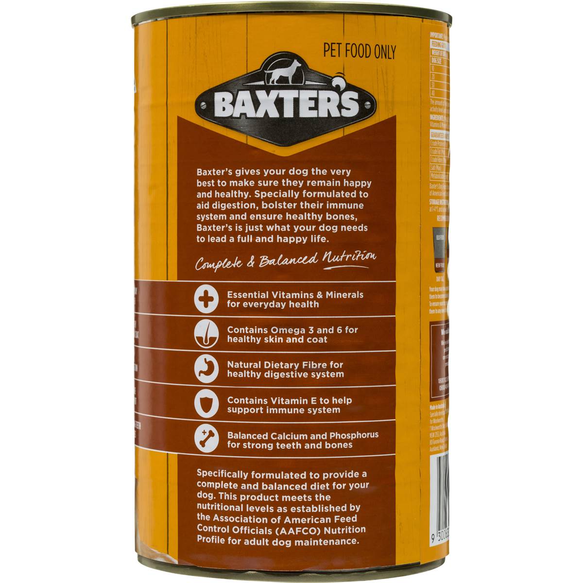 Baxter's Wet Dog Food Loaf Five Meats 1.2kg