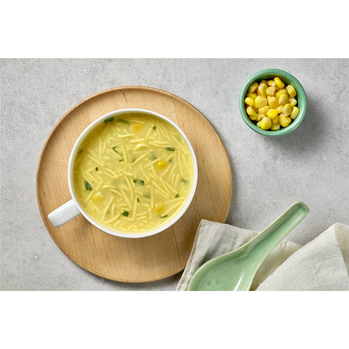 Trident Chicken Sweet Corn Flavour Instant Soup With Noodles 2 pack