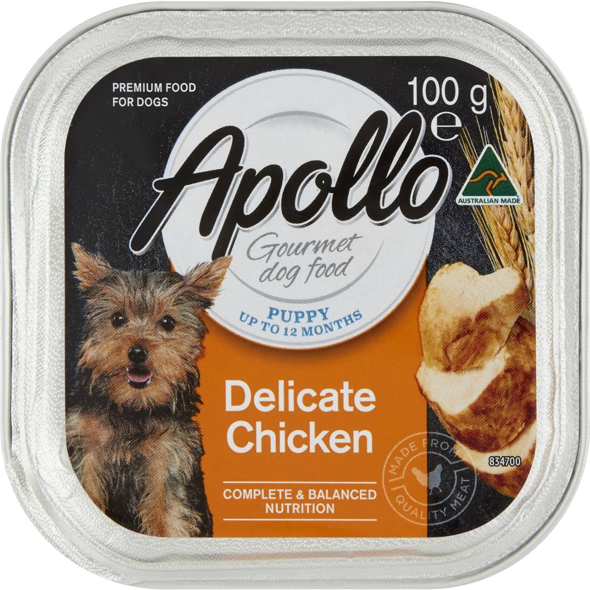 Apollo Wet Dog Food Puppy Chicken 100g