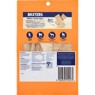 Baxter's Dog Treats Basted Rawhide Chews Real Kangaroo 100g