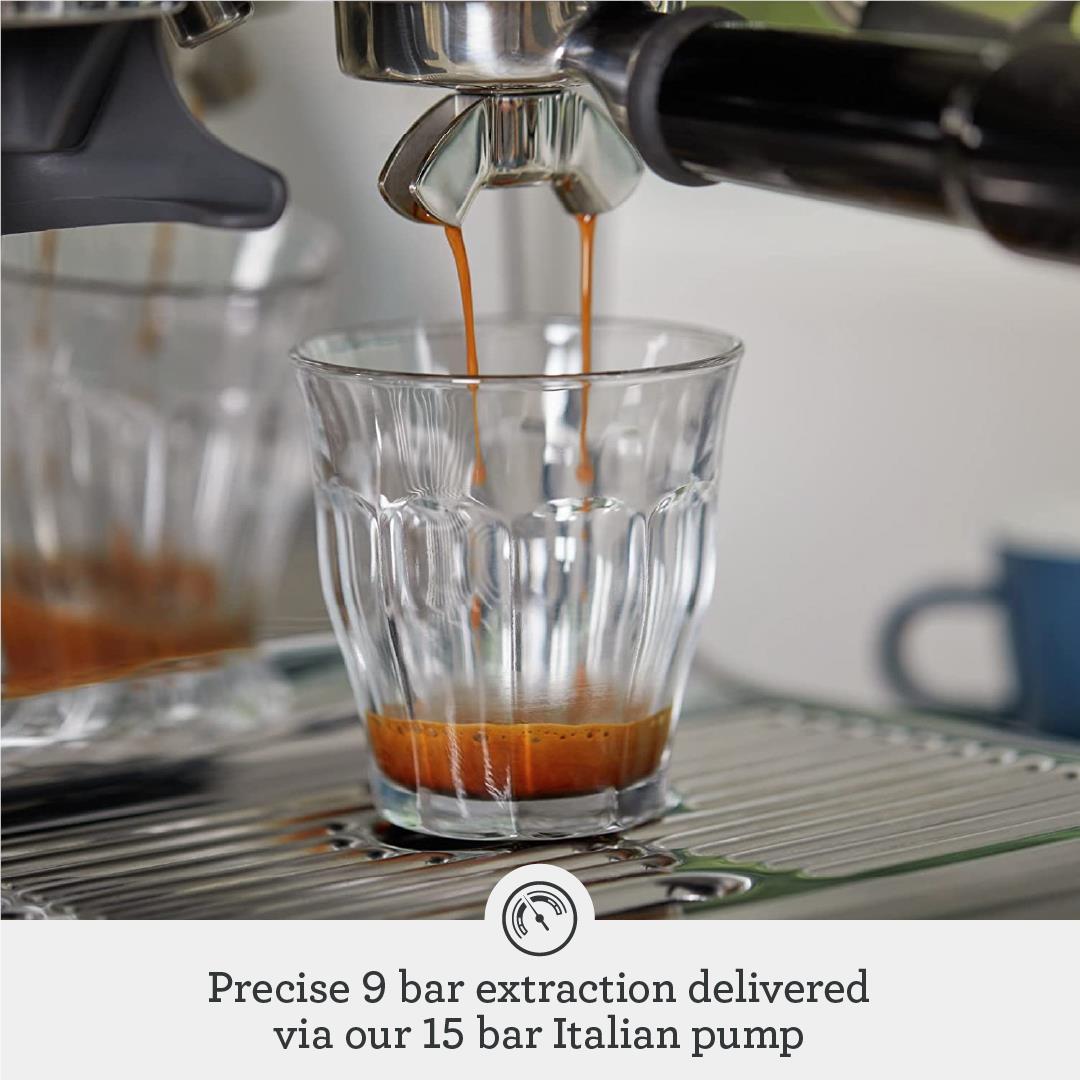 Breville the Barista Express® Coffee Machine (Liquorice)