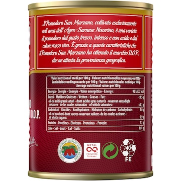 Mutti San Marzano Peeled Tomatoes Whole 400g