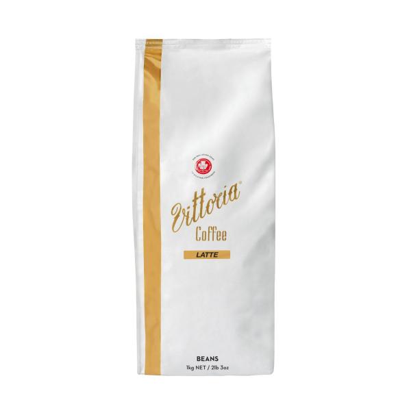 VITTORIA LATTE BEANS COFFEE 1KG