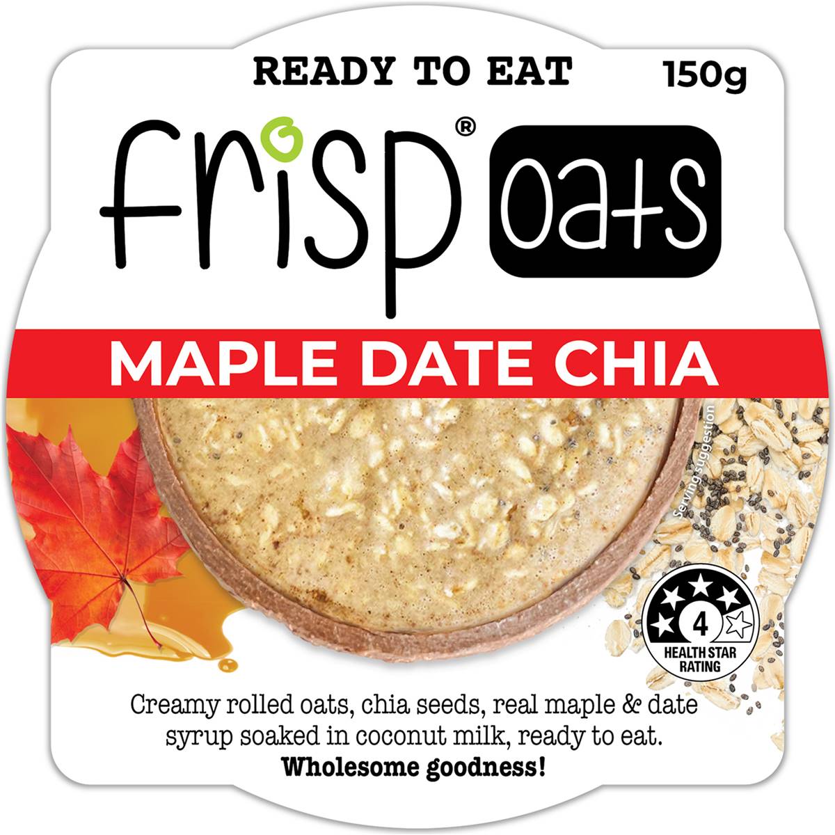 Frisp Oats Maple Date Chia 150g