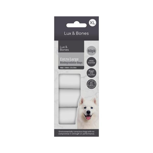 LUX & BONES ECO POO BAGS XL 60PACK