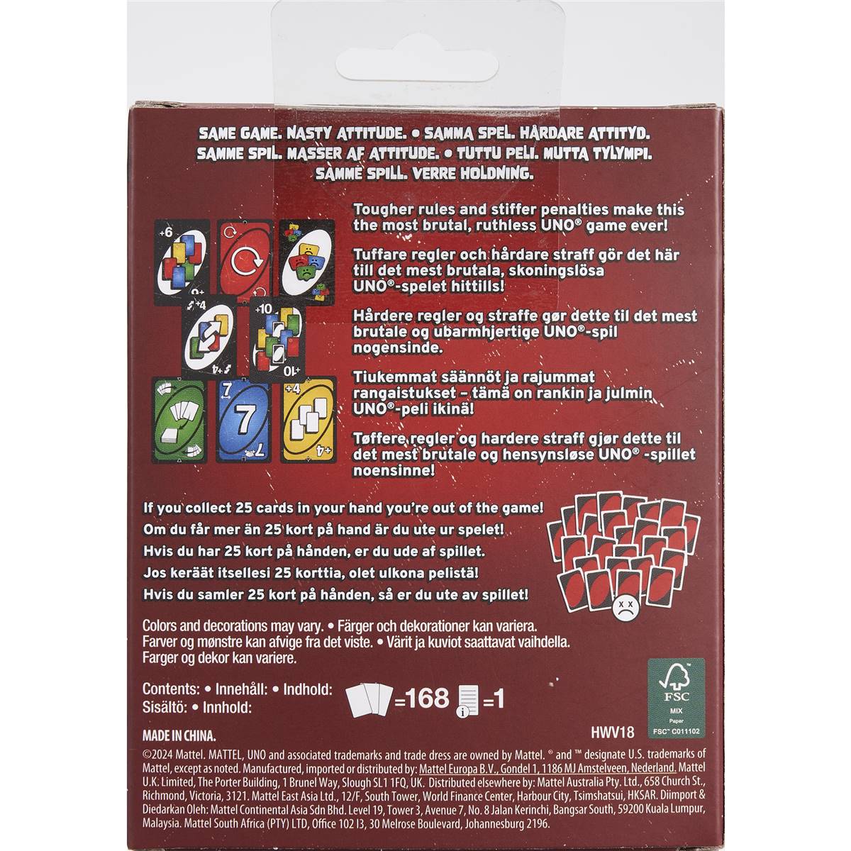 UNO Show Em No Mercy Each