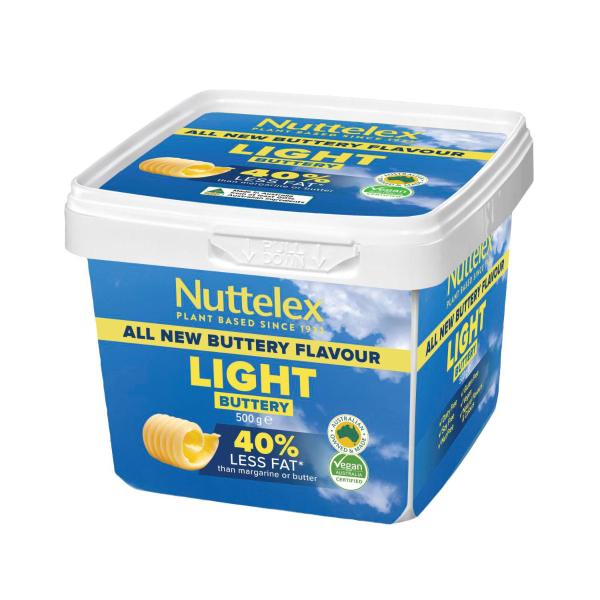NUTTELEX SPREAD LIGHT BUTTERY 500GRAM