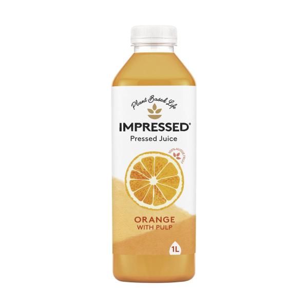 IMPRESSED ESSENTIALS ORANGE JUICE WITH PULP 1LITRE