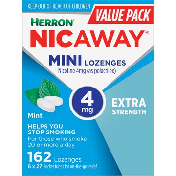 Herron Nicaway Mini Lozenges 4mg Value 162 pack