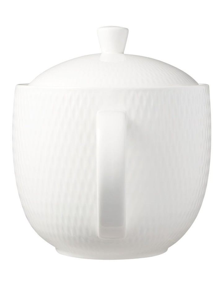 White Basics Diamonds Teapot 900ml Gift Boxed in White